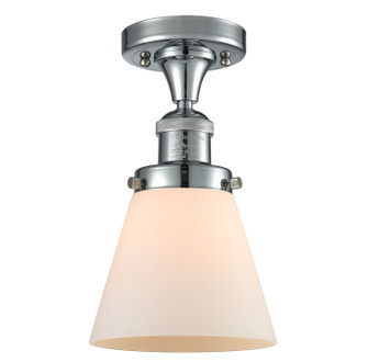 Franklin Restoration One Light Semi-Flush Mount in Polished Chrome (405|517-1CH-PC-G61)