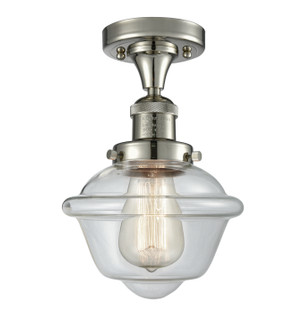 Franklin Restoration LED Semi-Flush Mount in Polished Nickel (405|517-1CH-PN-G532-LED)