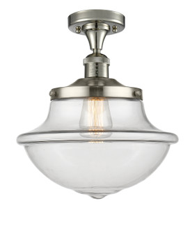 Franklin Restoration One Light Semi-Flush Mount in Polished Nickel (405|517-1CH-PN-G542)