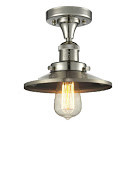Franklin Restoration One Light Semi-Flush Mount in Polished Nickel (405|517-1CH-PN-M1)