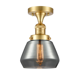 Franklin Restoration One Light Semi-Flush Mount in Satin Gold (405|517-1CH-SG-G173)
