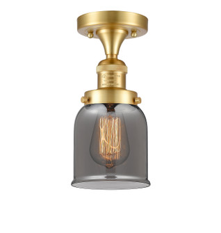 Franklin Restoration One Light Semi-Flush Mount in Satin Gold (405|517-1CH-SG-G53)