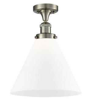 Franklin Restoration One Light Semi-Flush Mount in Brushed Satin Nickel (405|517-1CH-SN-G41-L)