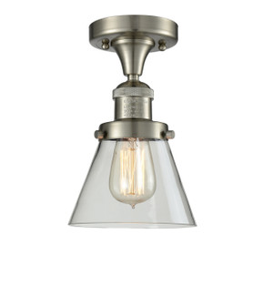 Franklin Restoration One Light Semi-Flush Mount in Brushed Satin Nickel (405|517-1CH-SN-G62)