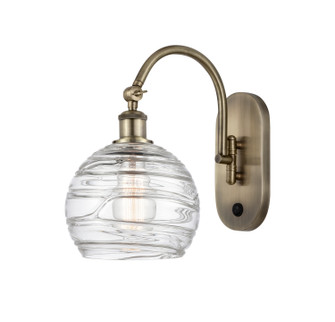 Ballston One Light Wall Sconce in Antique Brass (405|518-1W-AB-G1213-8)