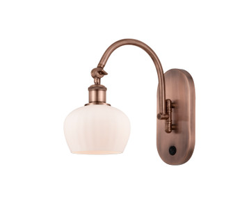 Ballston One Light Wall Sconce in Antique Copper (405|518-1W-AC-G91) Ballston One Light Wall Sconce in Antique Copper (405|518-1W-AC-G91)