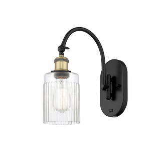 Ballston One Light Wall Sconce in Black Antique Brass (405|518-1W-BAB-G342)