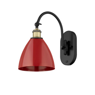 Ballston One Light Swing Arm in Black Antique Brass (405|518-1W-BAB-MBD-75-RD)