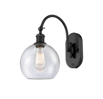 Ballston LED Wall Sconce in Matte Black (405|518-1W-BK-G124-8-LED)