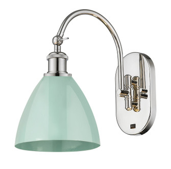 Ballston One Light Wall Sconce in Polished Nickel (405|518-1W-PN-MBD-75-SF)