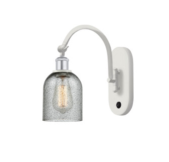 Ballston One Light Wall Sconce in White Polished Chrome (405|518-1W-WPC-G257)