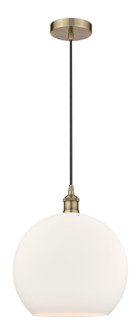 Edison One Light Pendant in Antique Brass (405|616-1P-AB-G121-14)