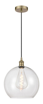 Edison One Light Pendant in Antique Brass (405|616-1P-AB-G122-14)