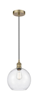 Edison One Light Mini Pendant in Antique Brass (405|616-1P-AB-G124-10)