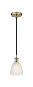 Edison One Light Mini Pendant in Antique Brass (405|616-1P-AB-G381)