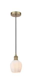 Edison One Light Mini Pendant in Antique Brass (405|616-1P-AB-G461-6)