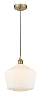 Edison One Light Mini Pendant in Antique Brass (405|616-1P-AB-G651-12)