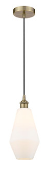 Edison One Light Mini Pendant in Antique Brass (405|616-1P-AB-G651-7)
