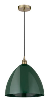 Edison One Light Mini Pendant in Antique Brass (405|616-1P-AB-MBD-16-GR)
