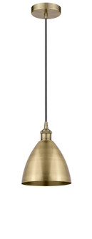 Edison One Light Mini Pendant in Antique Brass (405|616-1P-AB-MBD-75-AB)