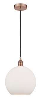 Edison One Light Mini Pendant in Antique Copper (405|616-1P-AC-G121-12)