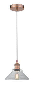 Edison One Light Mini Pendant in Antique Copper (405|616-1P-AC-G132)