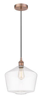 Edison One Light Mini Pendant in Antique Copper (405|616-1P-AC-G652-12)