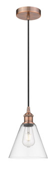 Edison One Light Mini Pendant in Antique Copper (405|616-1P-AC-GBC-82)