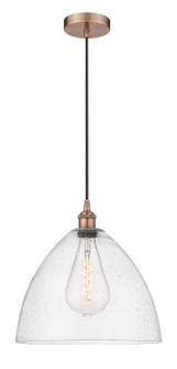 Edison One Light Pendant in Antique Copper (405|616-1P-AC-GBD-164)