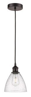 Edison LED Mini Pendant in Antique Copper (405|616-1P-AC-GBD-754-LED)