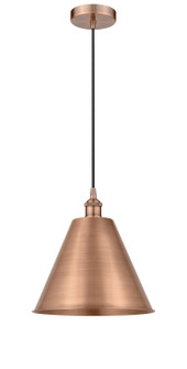 Edison One Light Mini Pendant in Antique Copper (405|616-1P-AC-MBC-12-AC)