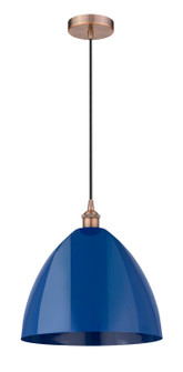 Edison One Light Mini Pendant in Antique Copper (405|616-1P-AC-MBD-16-BL)