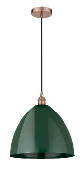 Edison One Light Mini Pendant in Antique Copper (405|616-1P-AC-MBD-16-GR)