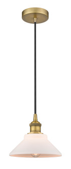 Edison One Light Mini Pendant in Brushed Brass (405|616-1P-BB-G131)