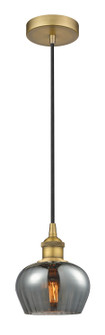 Edison One Light Mini Pendant in Brushed Brass (405|616-1P-BB-G93)