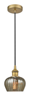 Edison One Light Mini Pendant in Brushed Brass (405|616-1P-BB-G96)