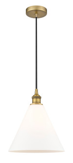 Edison One Light Mini Pendant in Brushed Brass (405|616-1P-BB-GBC-121)