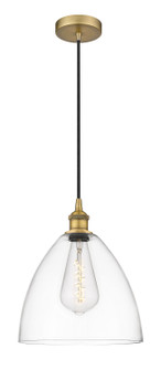 Edison One Light Mini Pendant in Brushed Brass (405|616-1P-BB-GBD-122)
