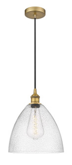 Edison One Light Mini Pendant in Brushed Brass (405|616-1P-BB-GBD-124)