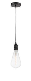 Edison LED Mini Pendant in Matte Black (405|616-1P-BK-BB125LED)
