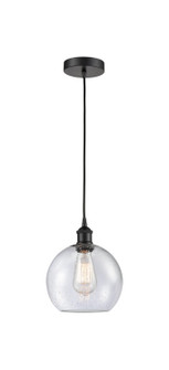 Edison One Light Mini Pendant in Matte Black (405|616-1P-BK-G124-8)
