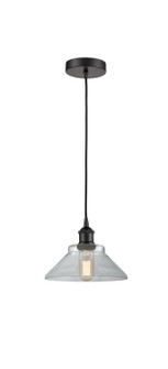 Edison One Light Mini Pendant in Matte Black (405|616-1P-BK-G132)
