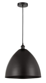 Edison One Light Mini Pendant in Matte Black (405|616-1P-BK-MBD-16-BK)