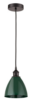 Edison LED Mini Pendant in Matte Black (405|616-1P-BK-MBD-75-RD-LED)