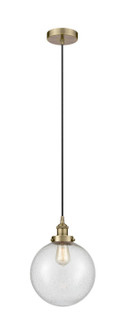 Edison One Light Mini Pendant in Antique Brass (405|616-1PH-AB-G204-10)