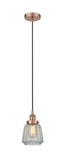 Edison One Light Mini Pendant in Antique Copper (405|616-1PH-AC-G142)