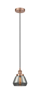 Edison One Light Mini Pendant in Antique Copper (405|616-1PH-AC-G173)