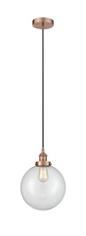 Edison One Light Mini Pendant in Antique Copper (405|616-1PH-AC-G202-10)