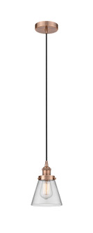 Edison One Light Mini Pendant in Antique Copper (405|616-1PH-AC-G62)