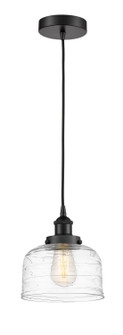 Edison One Light Mini Pendant in Matte Black (405|616-1PH-BK-G713)